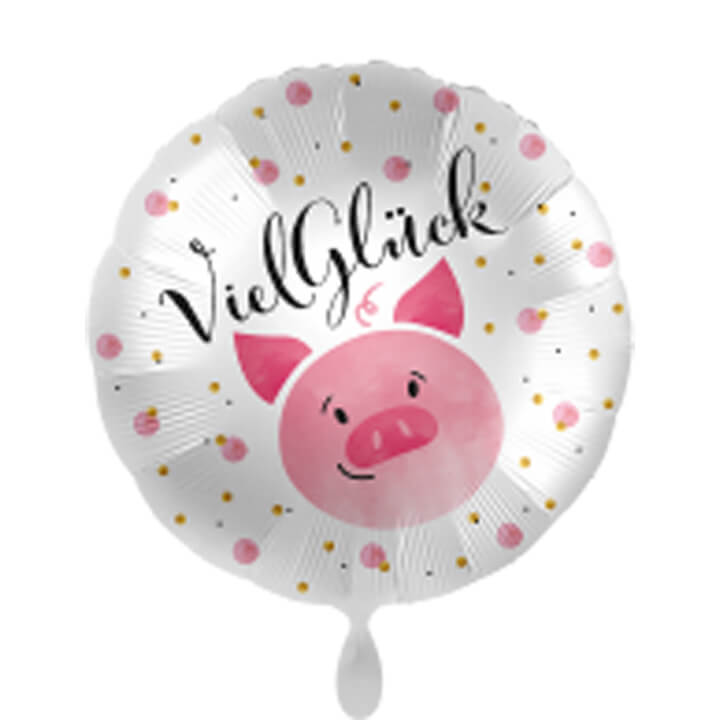 Ballon Total - Folienballon Viel Glück